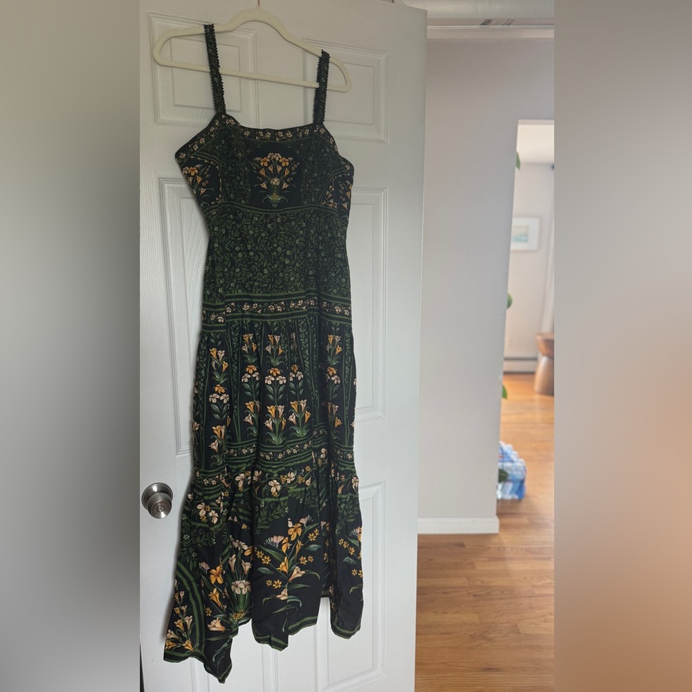 FARM Rio Flowers Arch Black Maxi Dress